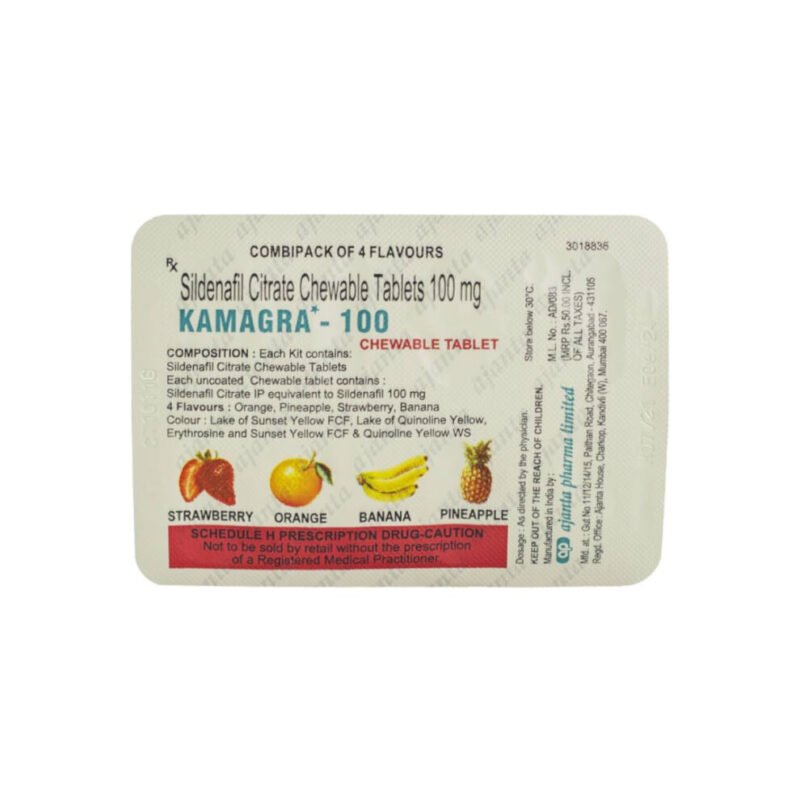 Kamagra Chewable 100 mg - Image 4