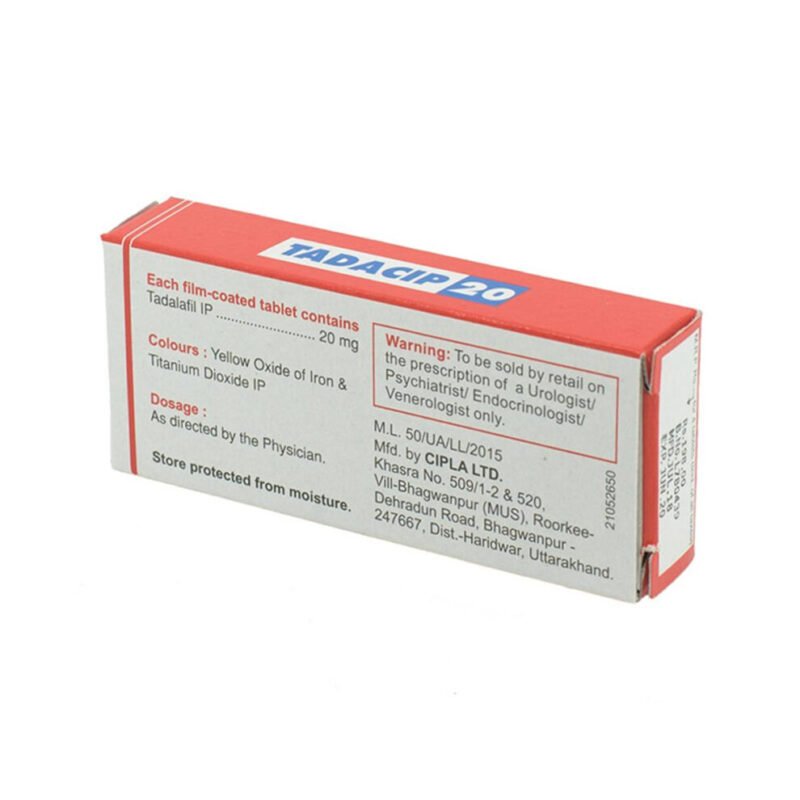 Tadacip 20 mg - Image 2