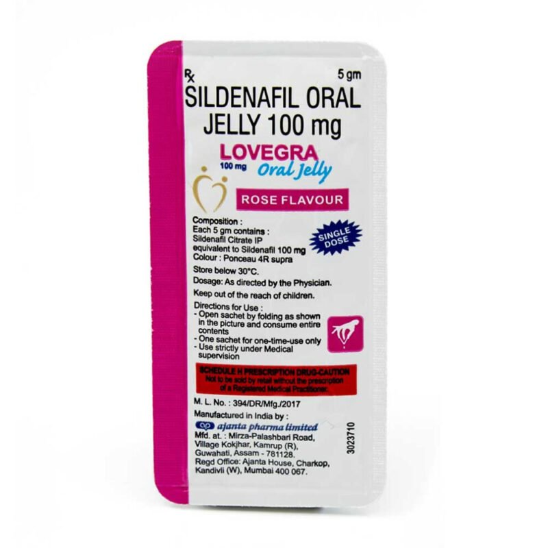 Lovegra Oral Jelly 100 mg - Image 3