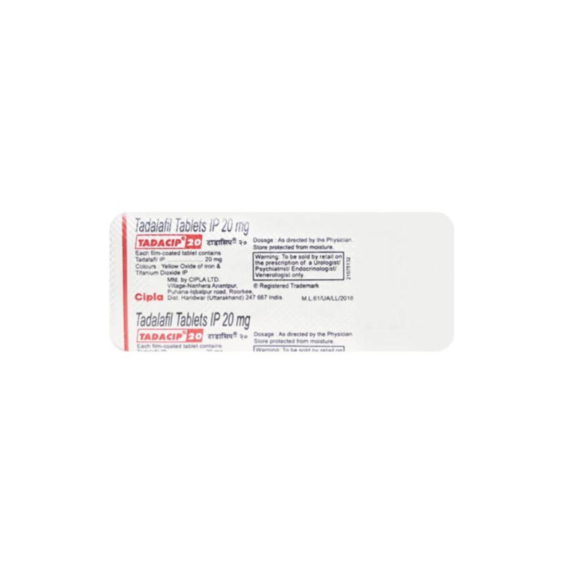 Tadacip 20 mg - Image 3