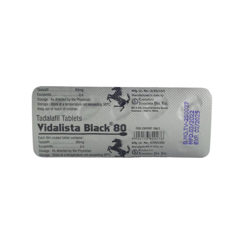 Vidalista black 80 mg - Image 4